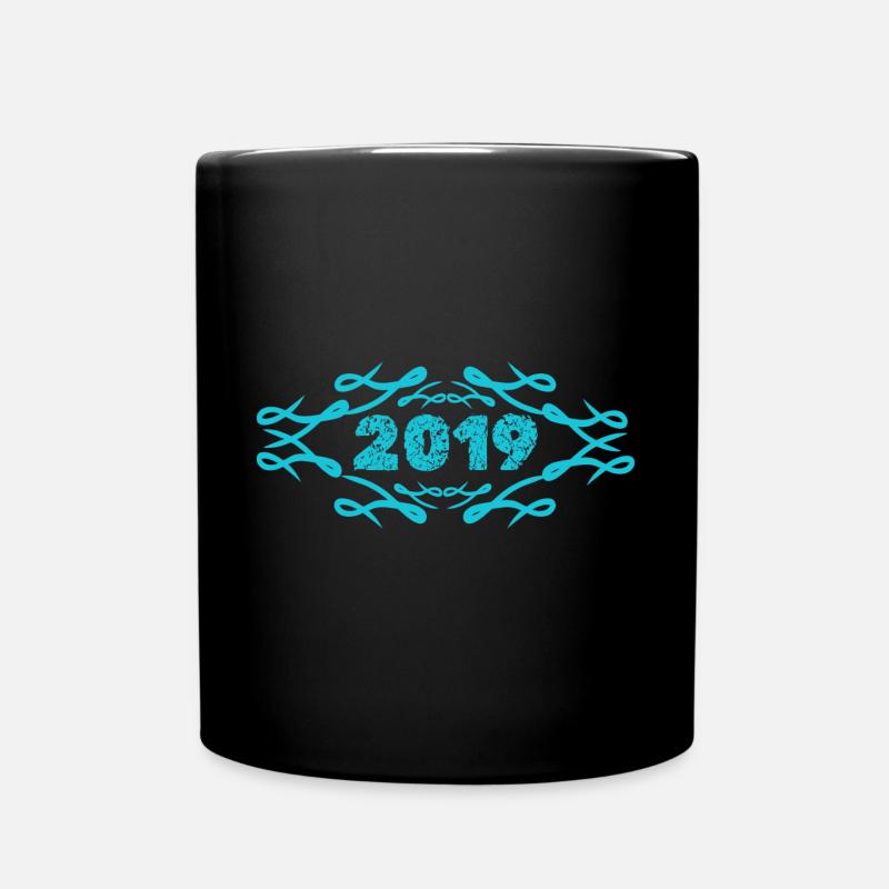 Geschenkidee 2019 - Tasse einfarbig - Schwarz