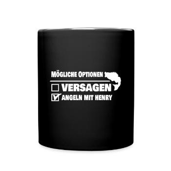 henry - Tasse einfarbig - Schwarz - Vorne