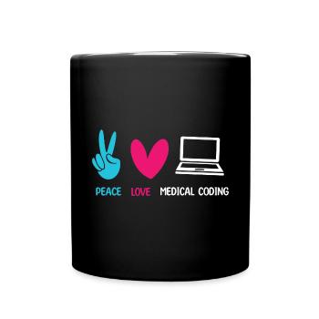 Spécialiste du codage de codeur médical - Mug uni - noir - Devant