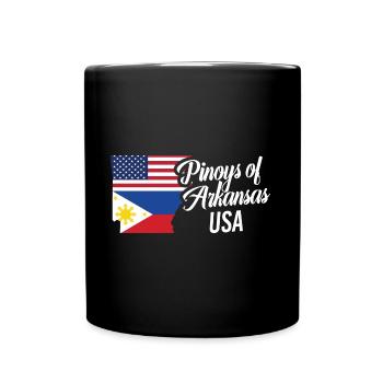 Filipinos von Arkansas Design für stolze Fil-Ams - Tasse einfarbig - Schwarz - Vorne
