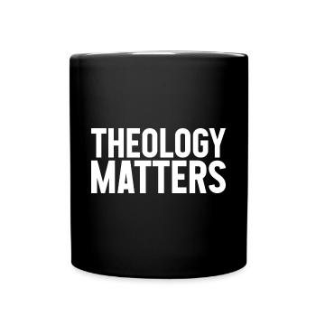 Theology Matters - Tasse einfarbig - Schwarz - Vorne