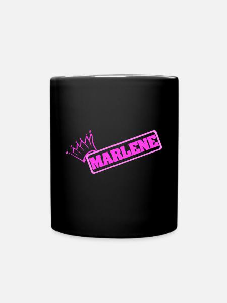 Marlene - Tasse einfarbig - Schwarz