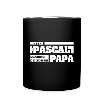 Pascal comme prénom - Mug uni - noir - Devant