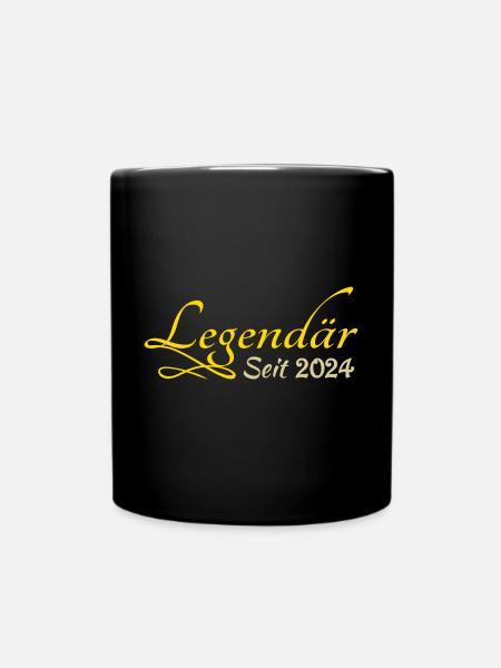 2024 - Tasse einfarbig - Schwarz