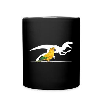 Parakeet Parrot Parakeet Bird - Full Colour Mug - black - Front
