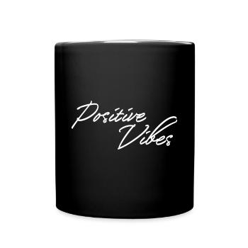 Positive Vibes - Full Colour Mug - black - Front