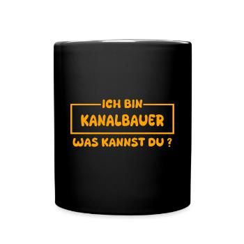 Gift for canal builders - Full Colour Mug - black - Front