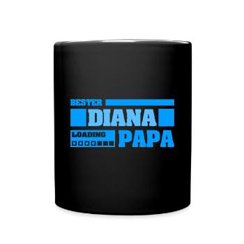 First name Diana - Full Colour Mug - black - Front