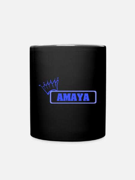 Amaya - Tasse einfarbig - Schwarz