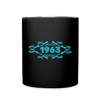 Geschenkidee 1963 - Tasse einfarbig - Schwarz - Vorne
