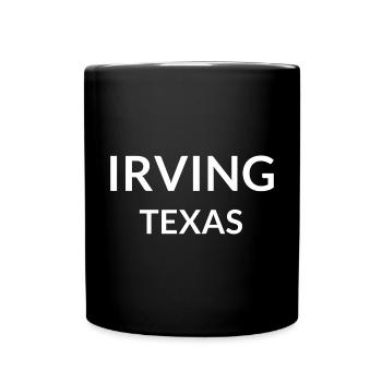 Irving, Texas, États-Unis - Mug uni - noir - Devant