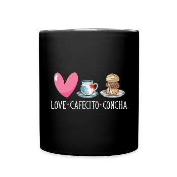 Concha Hispanique Mexicain Pan Dulce - Mug uni - noir - Devant