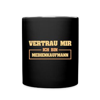 Lustig Media Merchant - Full Colour Mug - black - Front