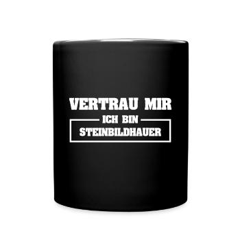 Gift for Stone Sculptor - Full Colour Mug - black - Front