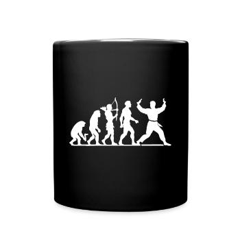 Wushu Spieler Geschenk - Tasse einfarbig - Schwarz - Vorne