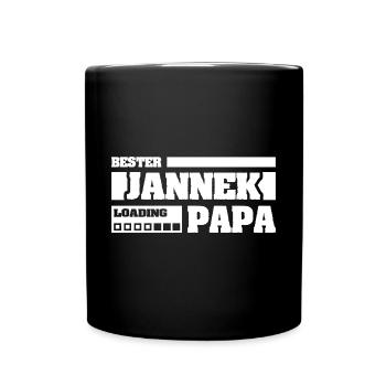 Jannek comme prénom - Mug uni - noir - Devant