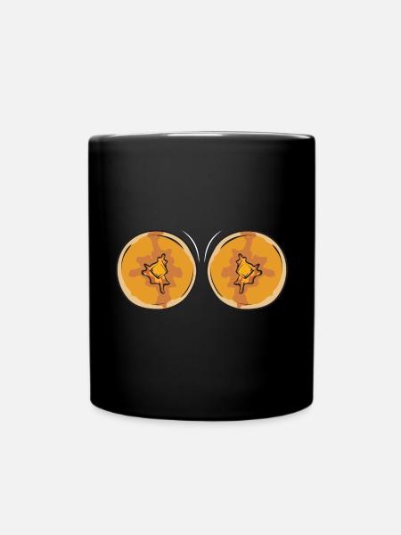 Pancake Breakfast Pancakes - Full Colour Mug - black