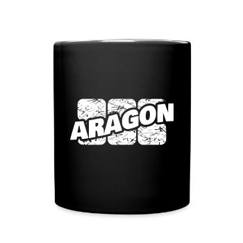 Geschenk für Aragon - Tasse einfarbig - Schwarz - Vorne