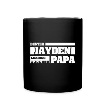 First name Jayden - Full Colour Mug - black - Front
