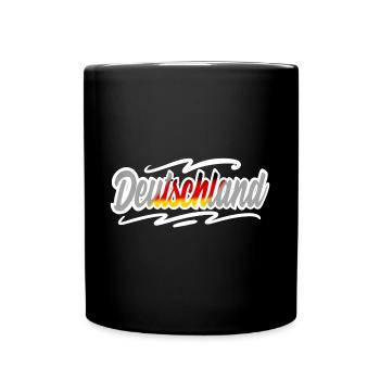 Allemagne - Mug uni - noir - Devant