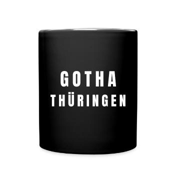 Gotha, Thuringe - Mug uni - noir - Devant