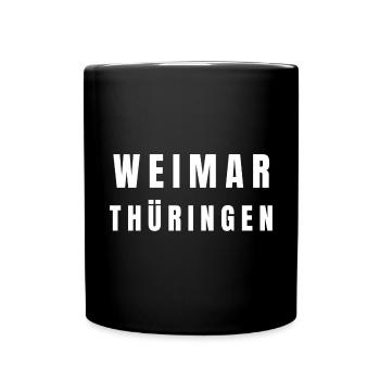 Weimar, Thuringia - Full Colour Mug - black - Front