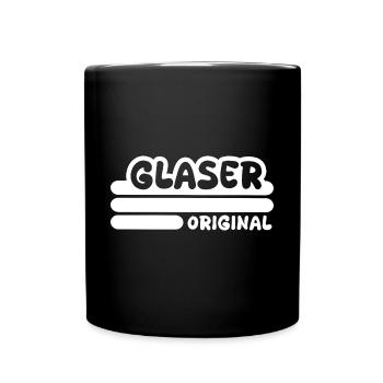 Profession : Vitrier - Mug uni - noir - Devant