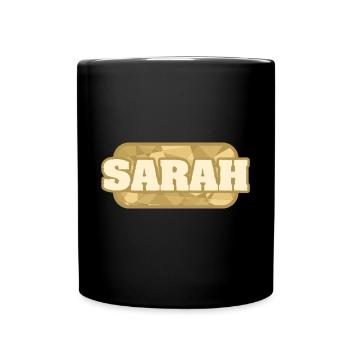 Gesundheit Sarah - Tasse einfarbig - Schwarz - Vorne