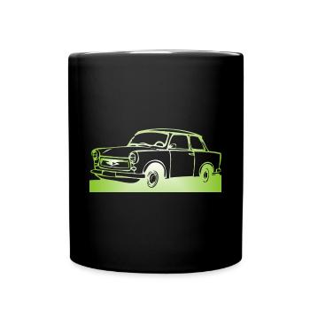  601 Limo Trabi - Tasse einfarbig - Schwarz - Vorne