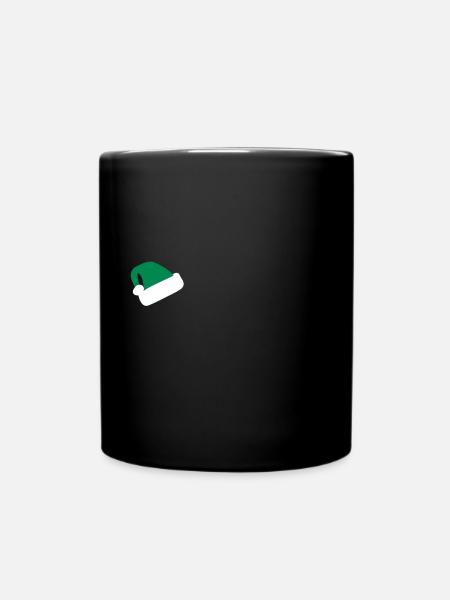 Santa Hat - Tasse einfarbig - Schwarz