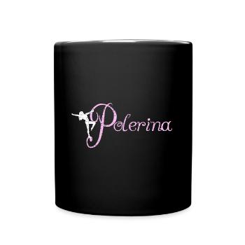 Conception de poteau - Mug uni - noir - Devant