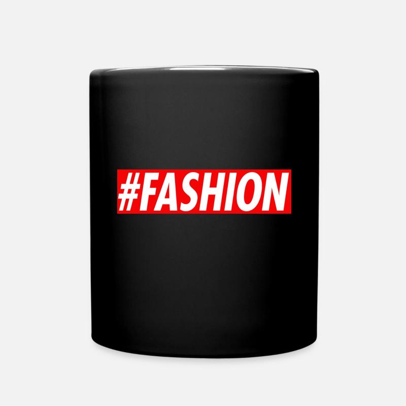 #Fashion - Mug uni - noir