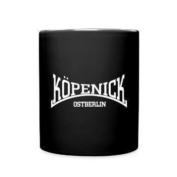 Köpenick - Ostberlin - Tasse einfarbig - Schwarz - Vorne