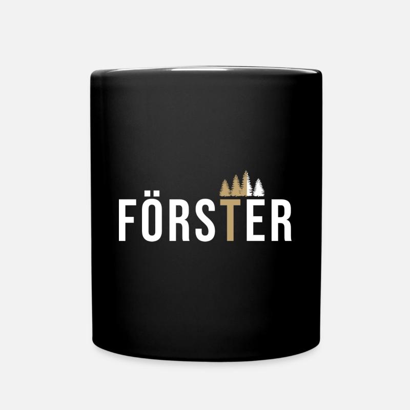 Förster - Tasse einfarbig - Schwarz
