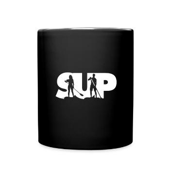 Stand Up Paddling Sup SUP - Full Colour Mug - black - Front