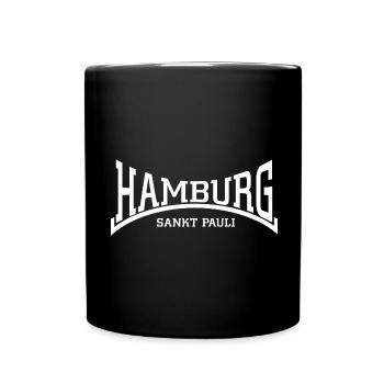 Hamburg Sankt Pauli - Tasse einfarbig - Schwarz - Vorne