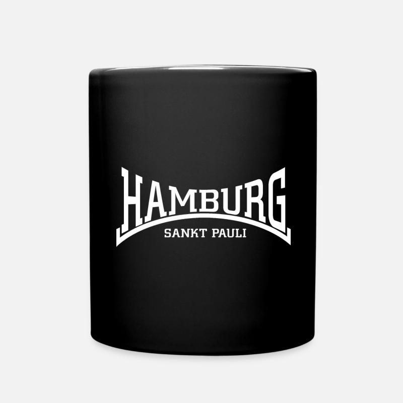 Hamburg Sankt Pauli - Tasse einfarbig - Schwarz