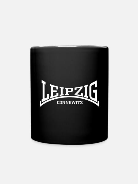 Leipzig Connewitz - Tasse einfarbig - Schwarz