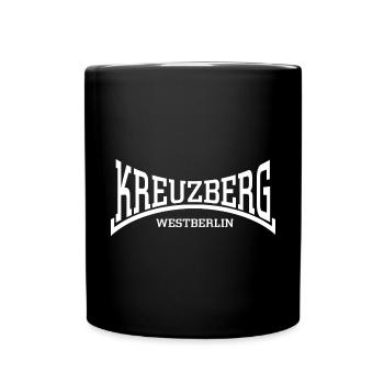 Kreuzberg Westberlin - Tasse einfarbig - Schwarz - Vorne