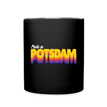 Fabriqué à Potsdam Born Home - Mug uni - noir - Devant