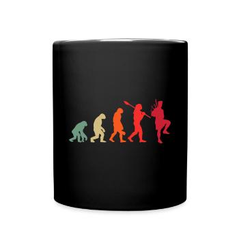 Vintage Dudelsack Sackpfeife Evolution Dudelsack - Tasse einfarbig - Schwarz - Vorne