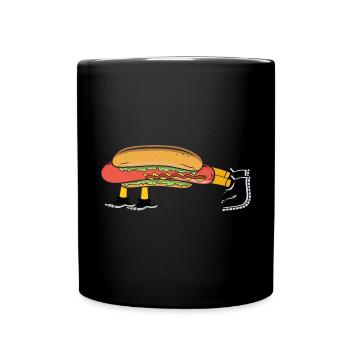 Hot Dog Bodybuilding Fitness Gym Cadeau - Mug uni - noir - Devant