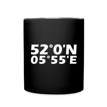 Arnhem Coordinates - Full Colour Mug - black - Front