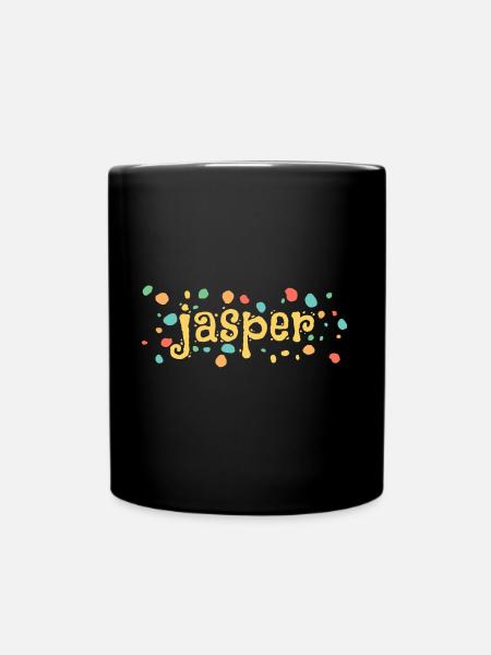 jasper - Tasse einfarbig - Schwarz