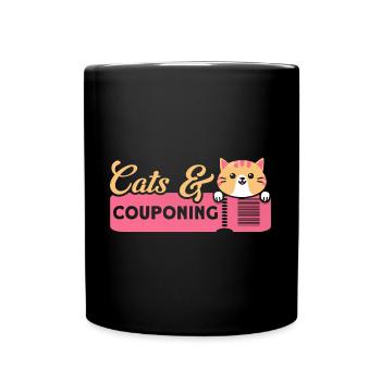 Coupon Shopper Discount Couponer Discount Sale - Full Colour Mug - black - Front