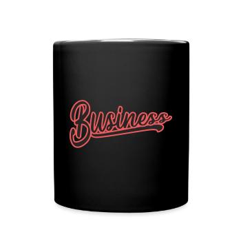 influenceur d’affaires argent chef d’entreprise chef - Mug uni - noir - Devant