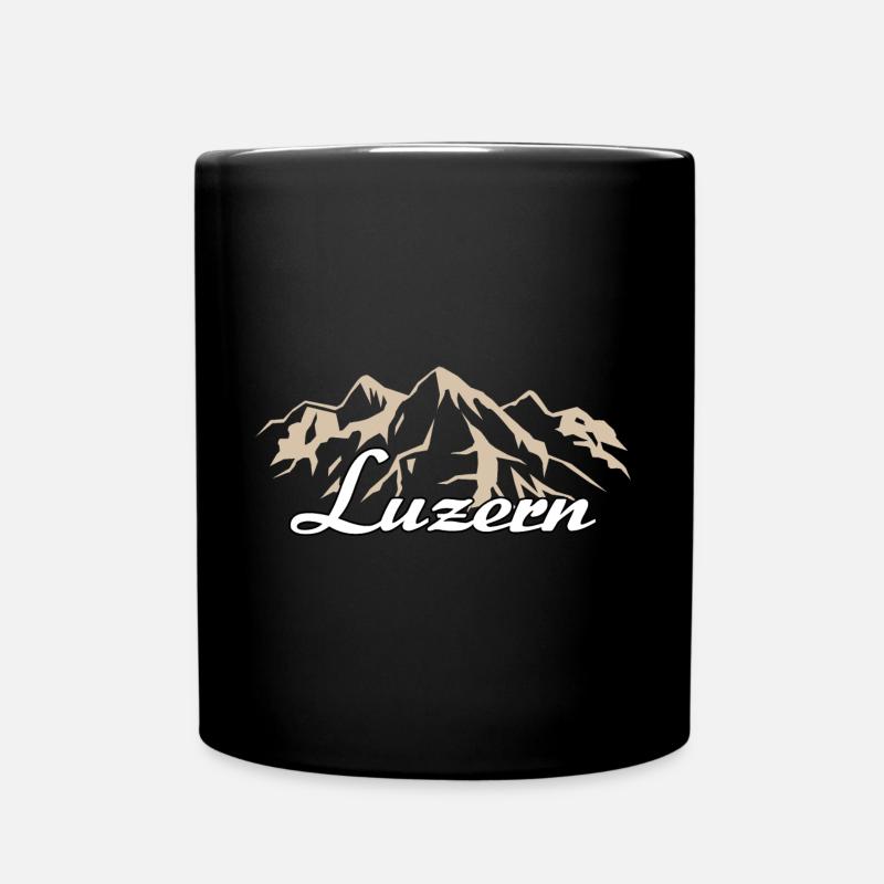 Lucerne Suisse Home Gift - Mug uni - noir