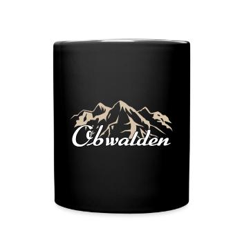 Obwald Suisse Home Gift - Mug uni - noir - Devant