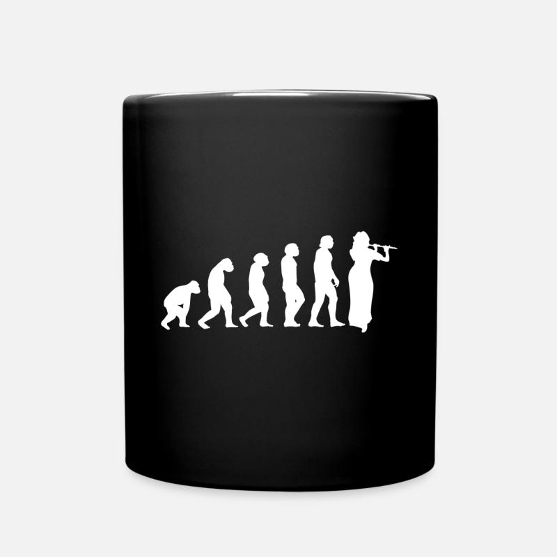 Clarinet Evolution - Full Colour Mug - black