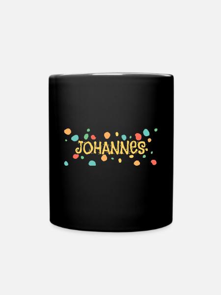 Johannes - Mug uni - noir